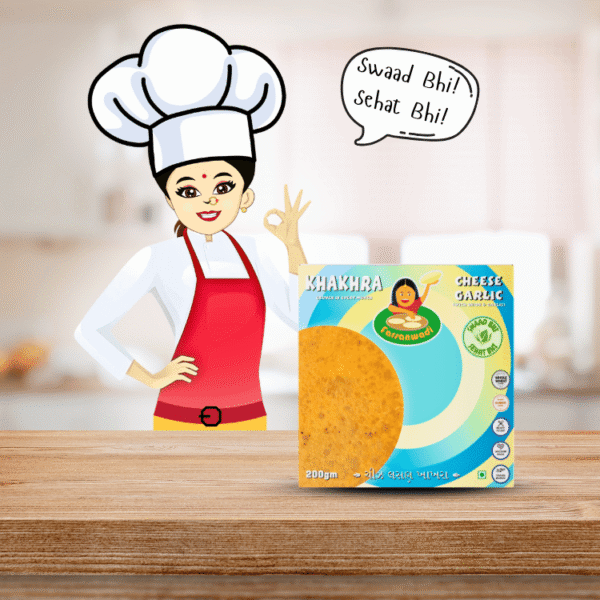 Cheese Garlic Khakhra - Image 3