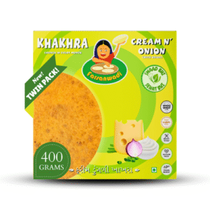 Cream Onion Khakhra Twin Pack
