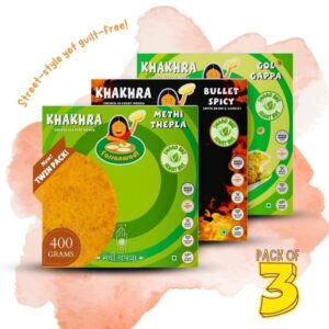 Spicy Street Trio – Thepla, Golgappa & Bullet Khakhra