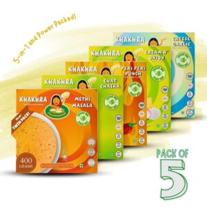 All-Rounder Khakhra Combo – 5 Bestseller Flavours