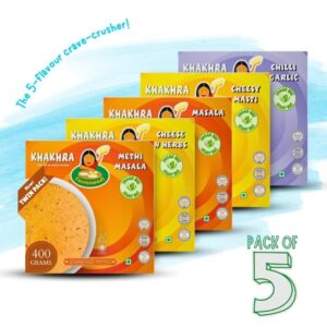 Spice & Cheese Mania – 5 Flavour Khakhra Combo