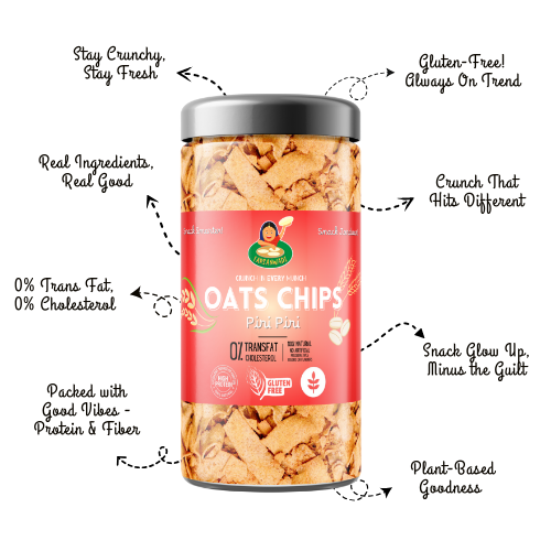 Oats Chips - Piri Piri Healthy Chips - Image 4