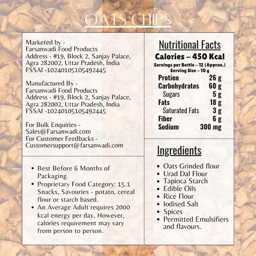 Oats Chips - Piri Piri Healthy Chips - Image 5