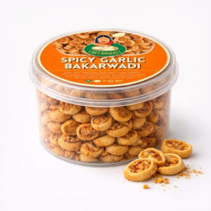 Spicy Garlic Bakarwadi