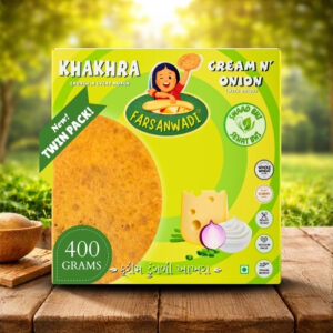 Cream Onion Khakhra – Twin Pack