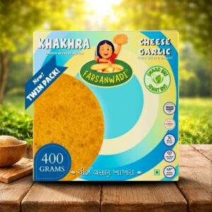 Cheese Garlic Khakhra – Twin Pack