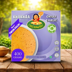 Chilli Garlic Khakhra – Twin Pack