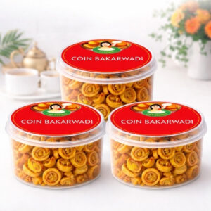 Jain Coin Bakarwadi Trio – Pack of 3