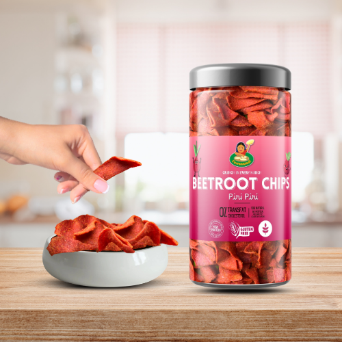 Beetroot Chips - Piri Piri Healthy Chips - Image 3