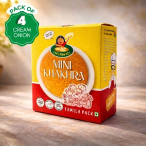 Cream Onion Mini Khakhra – Family Pack