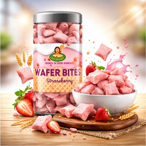 Strawberry Wafer Bites